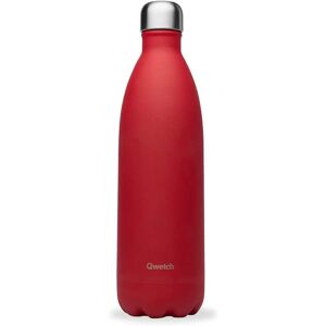 Qwetch Granite Bouteille Isotherme Rouge 1L - Publicité Qwetch Granite Bouteille Isotherme Rouge 1L - Publicité