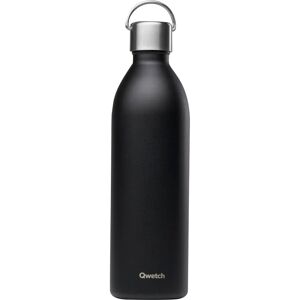 Qwetch Modèle - Bouteille Isotherme 1L Noire - Publicité Qwetch Modèle - Bouteille Isotherme 1L Noire - Publicité