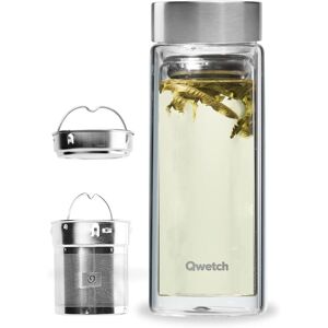 Jarra de té de vidrio con 2 filtros - 320ml Jarra de té de vidrio con 2 filtros - 320ml