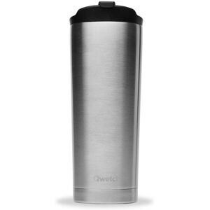 Qwetch Taza Aislada de Acero Inoxidable - 470 ml - Acero Cepillado Qwetch Taza Aislada de Acero Inoxidable - 470 ml - Acero Cepillado