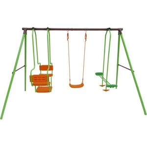 Parc pour enfants Habitat Eva - Structure en acier - 3 supports - 1.95m - Publicité Parc pour enfants Habitat Eva - Structure en acier - 3 supports - 1.95m - Publicité