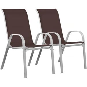 Chaises de jardin Taupe Cordoba Phoenix - Modernes & Empilables - Publicité Chaises de jardin Taupe Cordoba Phoenix - Modernes & Empilables - Publicité