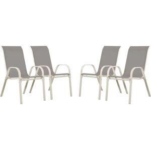 Chaises de jardin Cordoba de Habitat et Jardin - Gris clair - Moderne et résistante - Publicité Chaises de jardin Cordoba de Habitat et Jardin - Gris clair - Moderne et résistante - Publicité