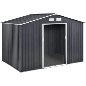 Abri de jardin en métal Habitat et Jardin Vegas - 5,29 m² - Gris - Publicité Abri de jardin en métal Habitat et Jardin Vegas - 5,29 m² - Gris - Publicité