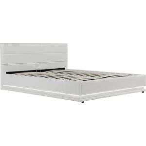 Cama com LED Anastasia do Habitat et Jardin - 160 x 200 cm - Branca - Cama Cama com LED Anastasia do Habitat et Jardin - 160 x 200 cm - Branca - Cama
