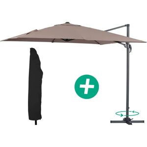 Habitat Et Jardin - Parasol ogrodowy Alu Sun 3 - Kwadrat 3x3m - UV30+ Habitat Et Jardin - Parasol ogrodowy Alu Sun 3 - Kwadrat 3x3m - UV30+