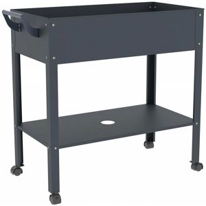 Habitat et Jardin Stół do sadzenia - Antracyt - 82x43x83cm - Stół do sadzenia Habitat et Jardin Stół do sadzenia - Antracyt - 82x43x83cm - Stół do sadzenia