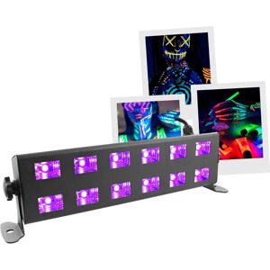 BoomToneDJ - 12X1W UV Barre LED - 12 LEDs - 31 cm - Barre LED - Publicité BoomToneDJ - 12X1W UV Barre LED - 12 LEDs - 31 cm - Barre LED - Publicité
