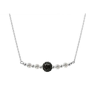Diadema Black Crystal Sterling Necklace - Jewelry Collection Diadema Black Crystal Sterling Necklace - Jewelry Collection