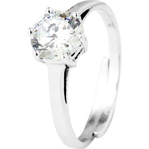 Diadema Wit Zilver Verstelbare Ring - Love Jewelry Collectie - Ring Diadema Wit Zilver Verstelbare Ring - Love Jewelry Collectie - Ring