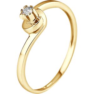 Diadema R - Diamonds - Yellow Gold - White - Ring - 0.04 Cts Diadema R - Diamonds - Yellow Gold - White - Ring - 0.04 Cts