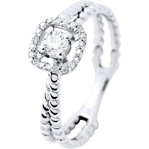 Prestige Jewelery Wit Goud Ring - Solitair 0,33 Cts - Maat 48-62 Prestige Jewelery Wit Goud Ring - Solitair 0,33 Cts - Maat 48-62