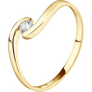 Diadema White Diamond Ring - 0.08 Cts 18K Gold - Size 48-60 Diadema White Diamond Ring - 0.08 Cts 18K Gold - Size 48-60