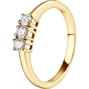 Diadema Ring Trilogy Diamond - 0.24ct - Gold 18K - Size K - Ring Diadema Ring Trilogy Diamond - 0.24ct - Gold 18K - Size K - Ring