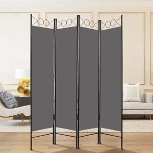 Todeco Kamerverdeler - Verstelbare 4-Panel Screen voor Binnen Buiten Todeco Kamerverdeler - Verstelbare 4-Panel Screen voor Binnen Buiten