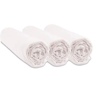 Easy Dort - Draps housse en coton bio - 60x120cm - Blanc - Ensemble de literie - Publicité Easy Dort - Draps housse en coton bio - 60x120cm - Blanc - Ensemble de literie - Publicité
