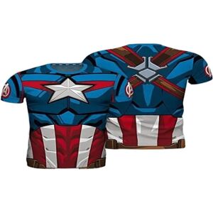 T-shirt Captain America S Abystyle - Cosplay Marvel T-shirt Captain America S Abystyle - Cosplay Marvel