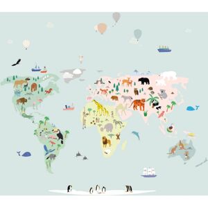 Mimi'lou - Carte du monde - 250x200 cm - Papier peint - Publicité Mimi'lou - Carte du monde - 250x200 cm - Papier peint - Publicité