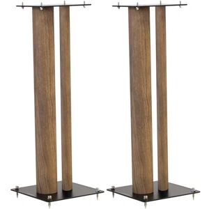 Supports d'enceintes Norstone STYLUM 3 - Noir / Chêne - 80cm - Publicité Supports d'enceintes Norstone STYLUM 3 - Noir / Chêne - 80cm - Publicité