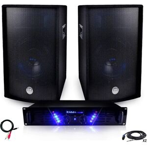 Système de Sonorisation Ibiza Sound - Haut-parleurs Passifs 1200W - Publicité Système de Sonorisation Ibiza Sound - Haut-parleurs Passifs 1200W - Publicité
