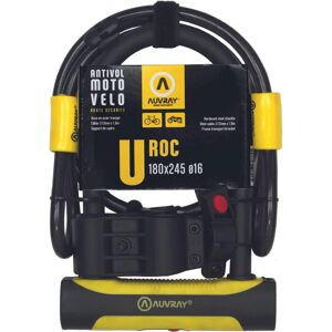 Antivol U Auvray U-ROC 180x245 D.14 - Câble et Support - Publicité Antivol U Auvray U-ROC 180x245 D.14 - Câble et Support - Publicité