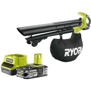 Souffleur sans fil RYOBI 18V Brushless - Aspirateur / Broyeur - 1 Batterie 2.5Ah Souffleur sans fil RYOBI 18V Brushless - Aspirateur / Broyeur - 1 Batterie 2.5Ah