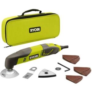 Ryobi RMT200-S Outil Multifonctions - 200W, 10 Triangles Abrasifs Ryobi RMT200-S Outil Multifonctions - 200W, 10 Triangles Abrasifs