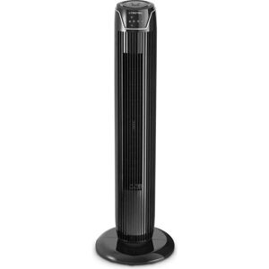 Ventilateur Tour Noir Trotec - 3 Vitesses, Oscillation, Télécommande Ventilateur Tour Noir Trotec - 3 Vitesses, Oscillation, Télécommande