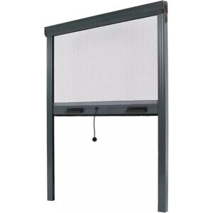 Marque Modèle Filet anti-insectes en aluminium gris réglable - Moustiquaire - Publicité Marque Modèle Filet anti-insectes en aluminium gris réglable - Moustiquaire - Publicité