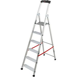 Escabeau aluminium Hailo 6 marches - Plateforme, Sangles, 3.35m Hauteur - Publicité Escabeau aluminium Hailo 6 marches - Plateforme, Sangles, 3.35m Hauteur - Publicité