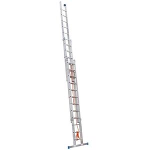 Échelle extensible Hailo 3x12 en aluminium - Pro 8,4m - Publicité Échelle extensible Hailo 3x12 en aluminium - Pro 8,4m - Publicité