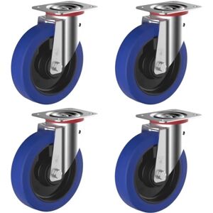 Roues-et-Roulettes.com - EASYROLL BLEU 100 mm - Bleu - Roulettes - Publicité Roues-et-Roulettes.com - EASYROLL BLEU 100 mm - Bleu - Roulettes - Publicité