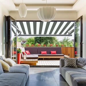 SUNNY INCH - Neptune SR8601 - Blanc - 3.5 x 3 m - Awning - Publicité SUNNY INCH - Neptune SR8601 - Blanc - 3.5 x 3 m - Awning - Publicité