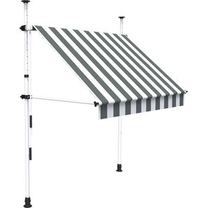 SUNNY INCH - Mercure SR6200 - 300 x 150 cm - blanc-gris - awning - Publicité SUNNY INCH - Mercure SR6200 - 300 x 150 cm - blanc-gris - awning - Publicité