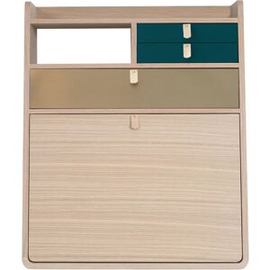Hartô Bureau Murale Gaston - Bois Naturel, Surface Pliante, Rangement - Publicité Hartô Bureau Murale Gaston - Bois Naturel, Surface Pliante, Rangement - Publicité
