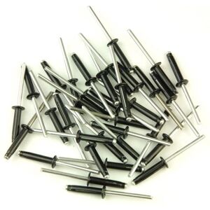 OC-PRO Rivets - 4,8 x 22 mm - Noir - Pour Plaques - Publicité OC-PRO Rivets - 4,8 x 22 mm - Noir - Pour Plaques - Publicité