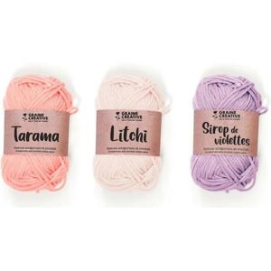 Włóczka bawełniana Graine Créative - Jasnoróżowa-Mauve-Stary róż - Szydełkowanie i amigurumi Włóczka bawełniana Graine Créative - Jasnoróżowa-Mauve-Stary róż - Szydełkowanie i amigurumi