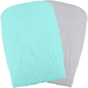 Domiva Set of 2 Changing Pad Covers - 50x75cm - Blue Domiva Set of 2 Changing Pad Covers - 50x75cm - Blue
