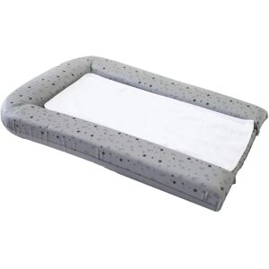 Matelas à langer imperméable Domiva avec 2 carrés éponges amovibles - Gris - Publicité Matelas à langer imperméable Domiva avec 2 carrés éponges amovibles - Gris - Publicité