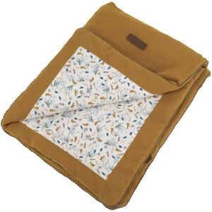 DOMIVA Dubbelzijdige deken - Karamel - 75x100 cm - Babymateriaal DOMIVA Dubbelzijdige deken - Karamel - 75x100 cm - Babymateriaal