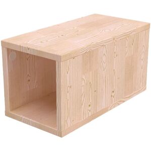 ABC MEUBLES Cubo di legno 25x50cm - Grezzo - Modulare ABC MEUBLES Cubo di legno 25x50cm - Grezzo - Modulare