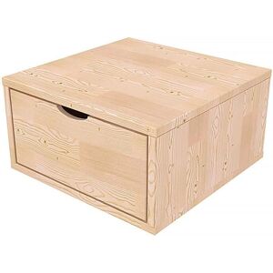 ABC MEUBLES Holz Aufbewahrungswürfel 50x50cm mit Schublade - Aufbewahrung ABC MEUBLES Holz Aufbewahrungswürfel 50x50cm mit Schublade - Aufbewahrung
