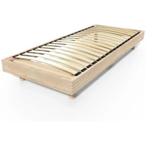 ABC MEUBLES Holzlattenbett - 90x190 - Hergestellt in Frankreich ABC MEUBLES Holzlattenbett - 90x190 - Hergestellt in Frankreich