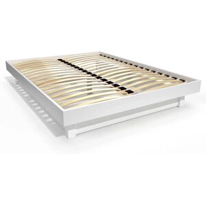 ABC MEUBLES Letto 140x190 Bianco Pino ecologico ABC MEUBLES Letto 140x190 Bianco Pino ecologico