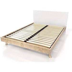Letto Scandinavo Viking di ABC MEUBLES - Pino Massiccio - Bianco/Naturale - 140x200 Letto Scandinavo Viking di ABC MEUBLES - Pino Massiccio - Bianco/Naturale - 140x200