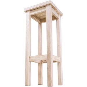 ABC MEUBLES Sgabello da Bar in Legno Francia - Bianco - 80cm - Supporta 150kg ABC MEUBLES Sgabello da Bar in Legno Francia - Bianco - 80cm - Supporta 150kg