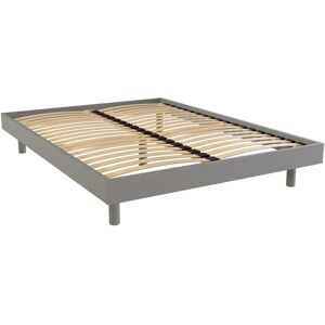 ABC MEUBLES Structure de Lit Noé 140x190 - Sommier à lattes - Publicité ABC MEUBLES Structure de Lit Noé 140x190 - Sommier à lattes - Publicité