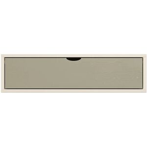 ABC MEUBLES Cubo di stoccaggio in legno - Bianco/Moka - Tipo di immagazzinaggio ABC MEUBLES Cubo di stoccaggio in legno - Bianco/Moka - Tipo di immagazzinaggio