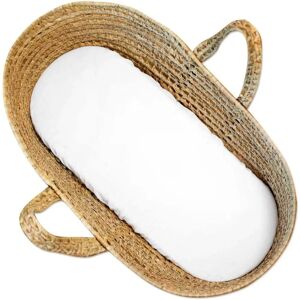 Sevira Kids Jeanne Drap Housse Couffin - Gaze de Coton, Blanc - Accessoire pour Sommeil Bébé - Publicité Sevira Kids Jeanne Drap Housse Couffin - Gaze de Coton, Blanc - Accessoire pour Sommeil Bébé - Publicité