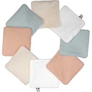 Sevira Kids Lingettes bébé lavables en lin - 8 pièces - Teintes pastel naturelles - Publicité Sevira Kids Lingettes bébé lavables en lin - 8 pièces - Teintes pastel naturelles - Publicité